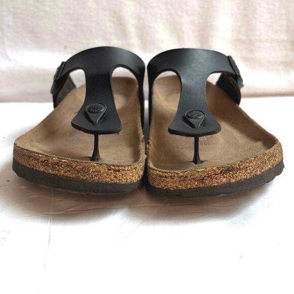 Birkenstock Unisex Regular/Wide Gizeh Sandal/ Black /US W10 M8/41EU - Picture 3 of 8